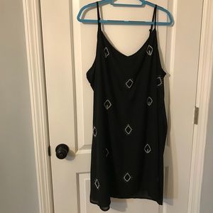 Bedazzled mini black dress!